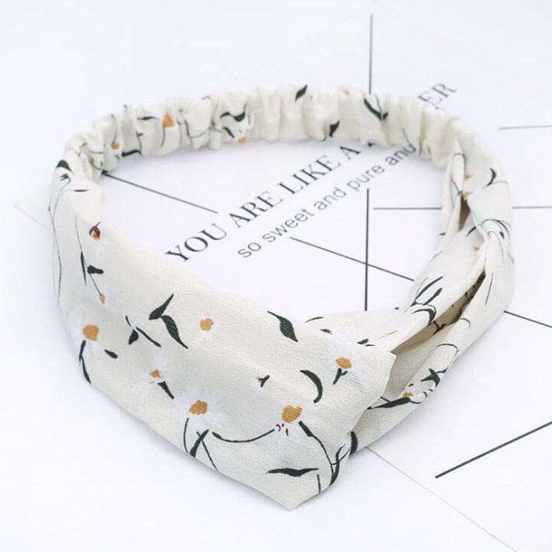 Fashion Women Girls Summer Bohemian Hair Bands Print Headbands Vintage Cross Turban Bandage Bandanas HairBands Hair Accessories